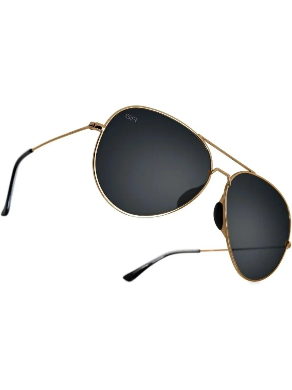 Polarized Women's Aviator Sunglasses - Tangle-Free, UV Protection, Stylish